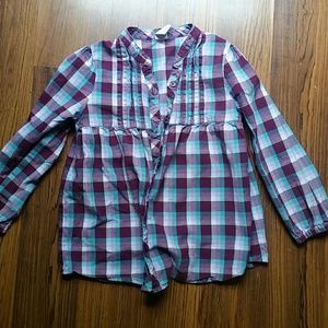 4t girl button down shirt